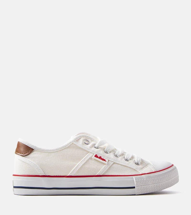 Białe męskie trampki Lee Cooper LCW-22-31-0863M