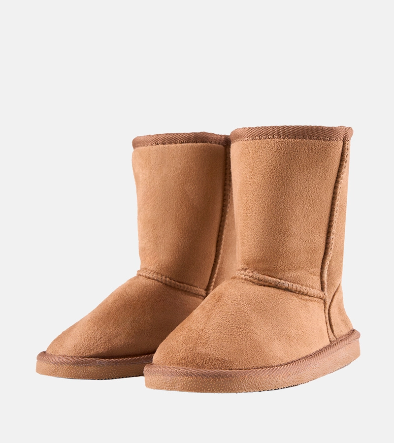 Brązowe zimowe buty dziecięce Miia