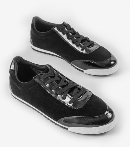 Czarne eleganckie męskie obuwie JX-22