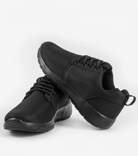 Czarne sportowe męskie obuwie MN15-B2