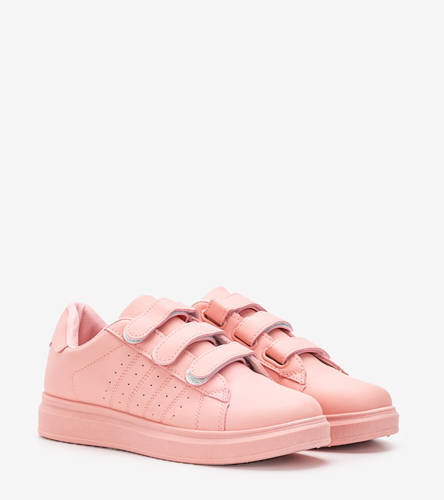 Różowe sneakersy na platformie Daigle