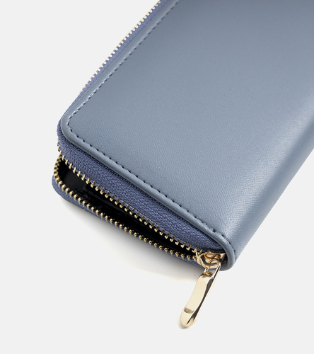 Niebieski klasyczny portfel Elsa 