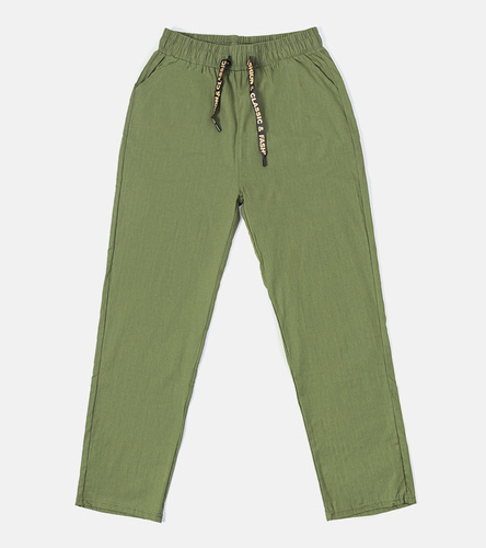 Zielone proste spodnie Sasja 